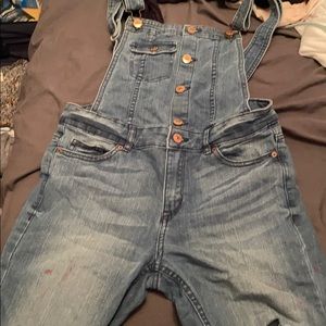 Overall Shorts